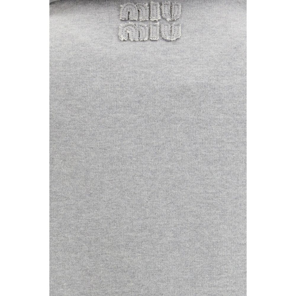 Sweatshirt mit schrägem Reißverschluss
