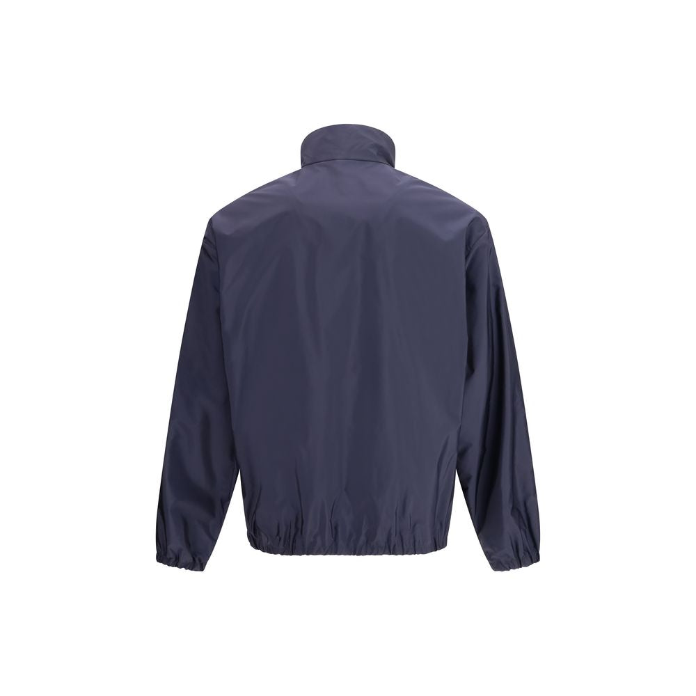Blaue Re-Nylon-Wendejacke