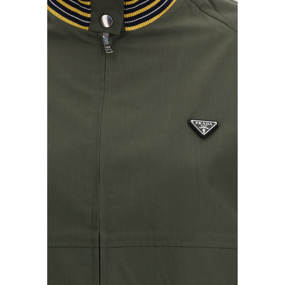 Green Technical Canvas Blouson