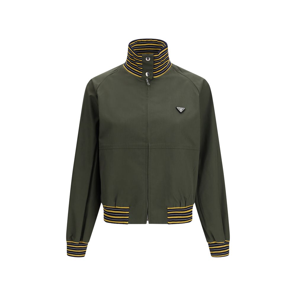 Green Technical Canvas Blouson