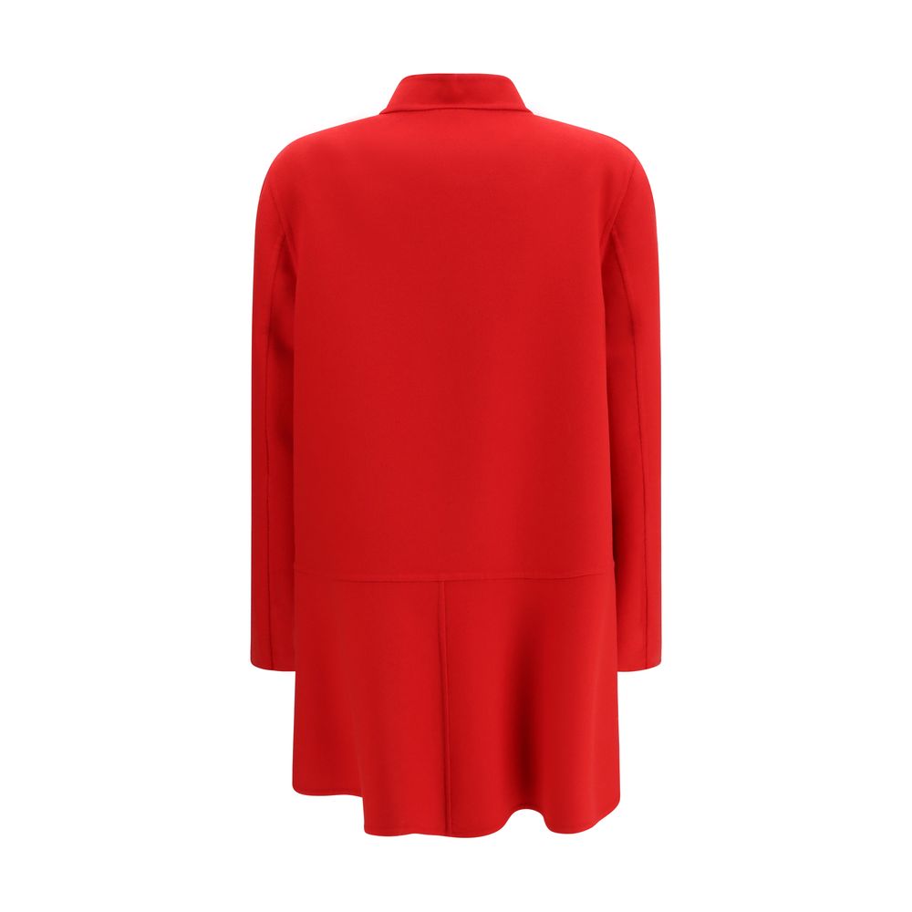 Single-breasted Compact Drap Coat