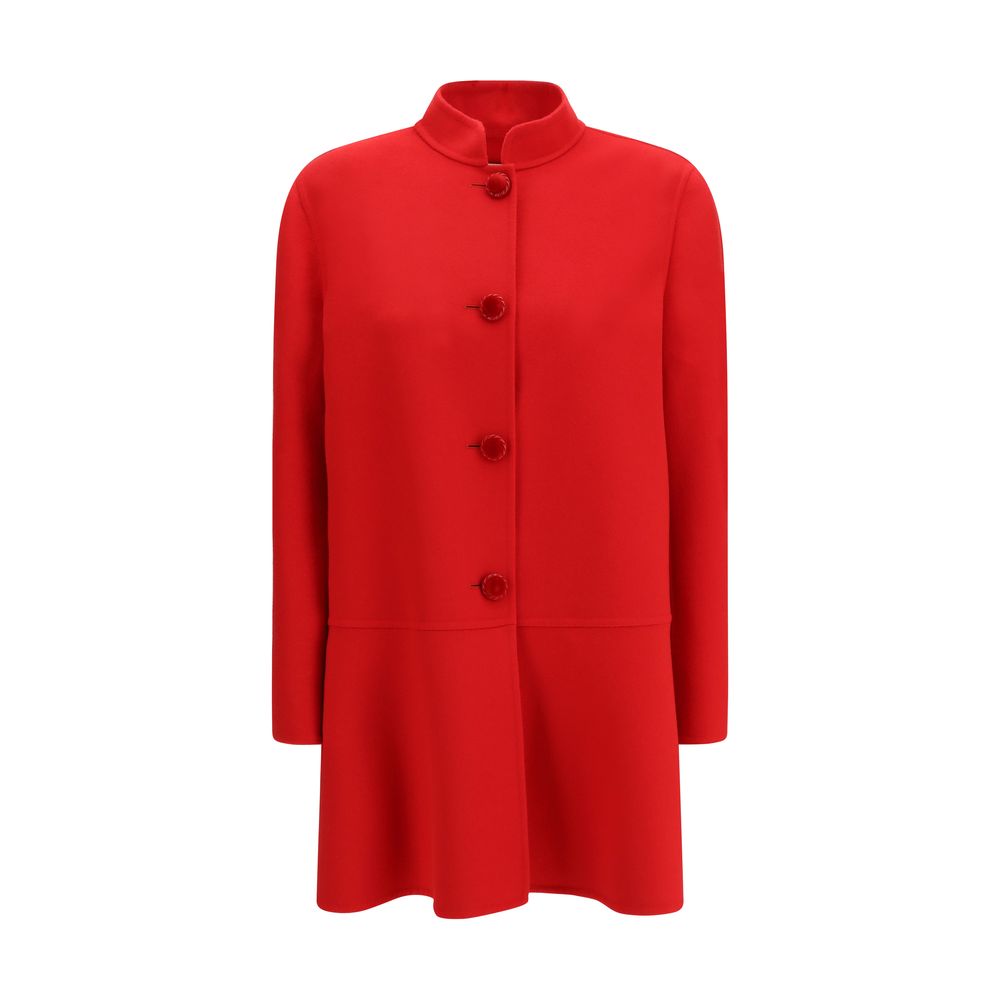 Single-breasted Compact Drap Coat
