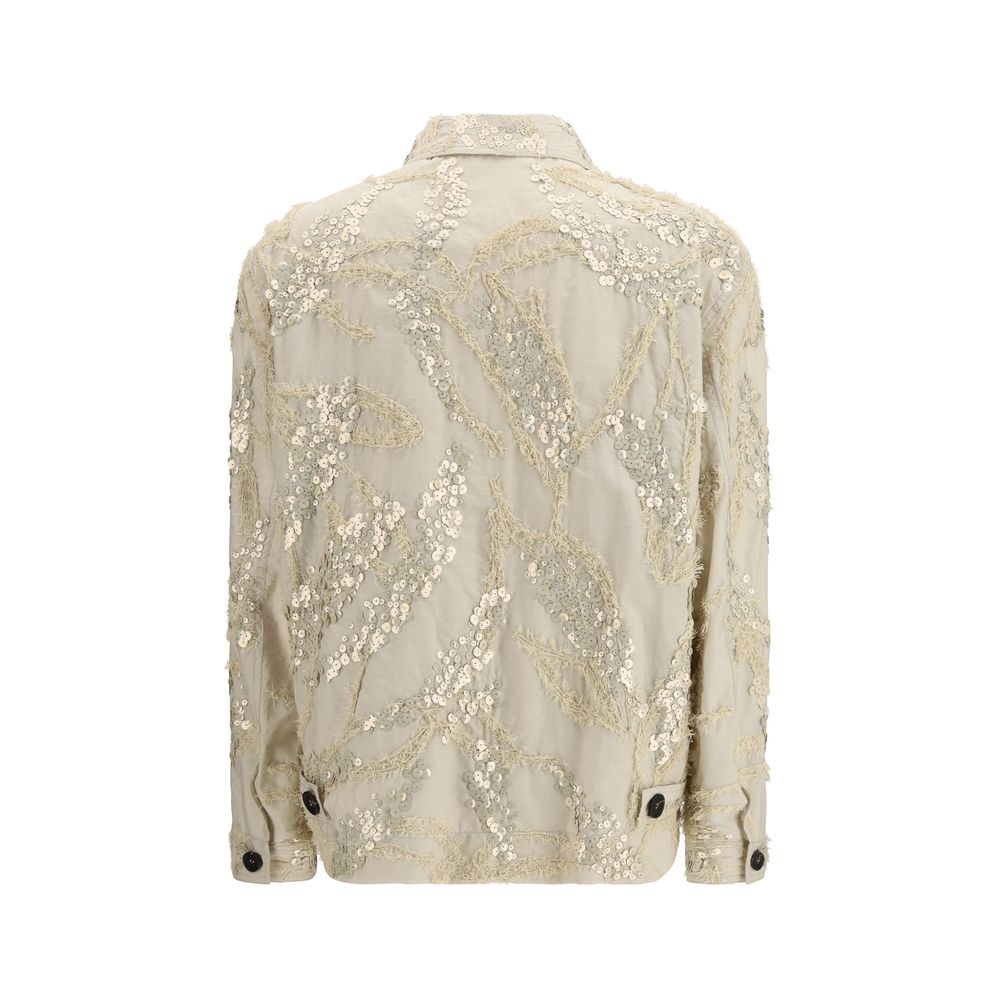 Giacca ricamata e con paillettes