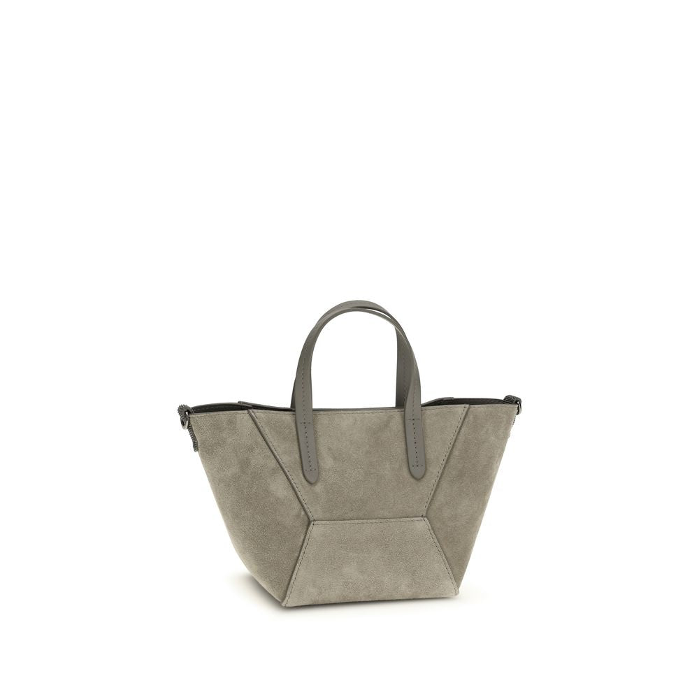 Borsa a tracolla in pelle scamosciata
