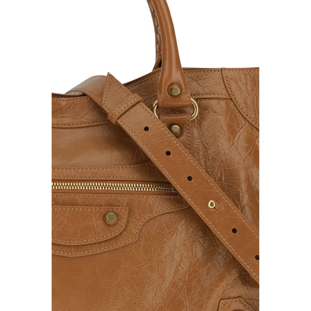 Le City Medium suede tote bag