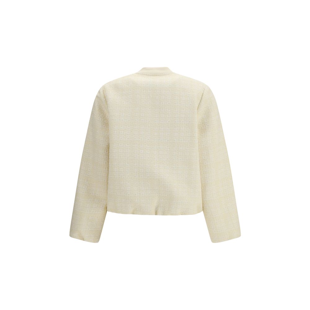 Checked Cotton-Blend Tweed Jacket