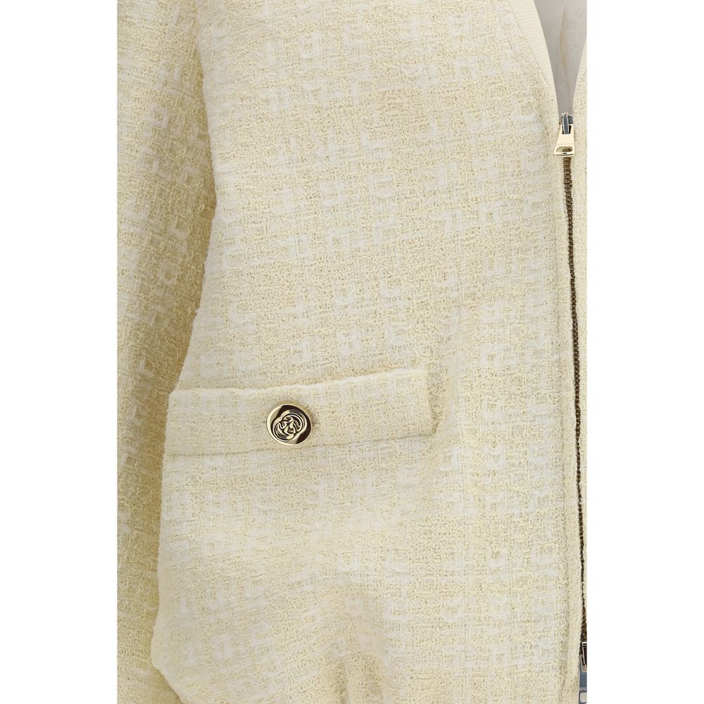 Checked Cotton-Blend Tweed Jacket