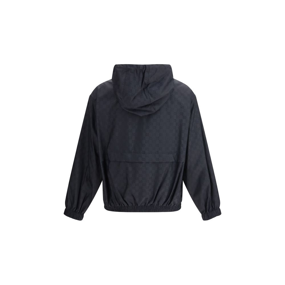 GG Jacquard Nylon Zip Jacket