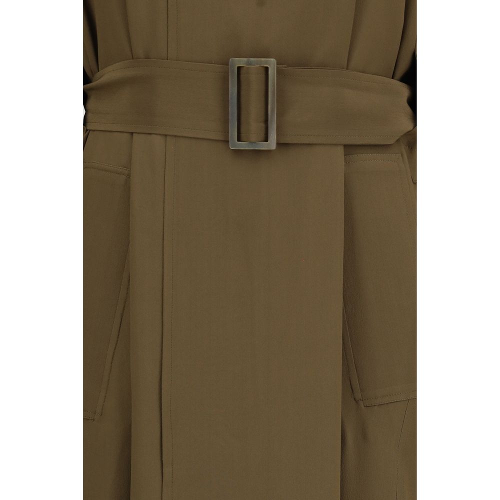 Silk Trench Coat