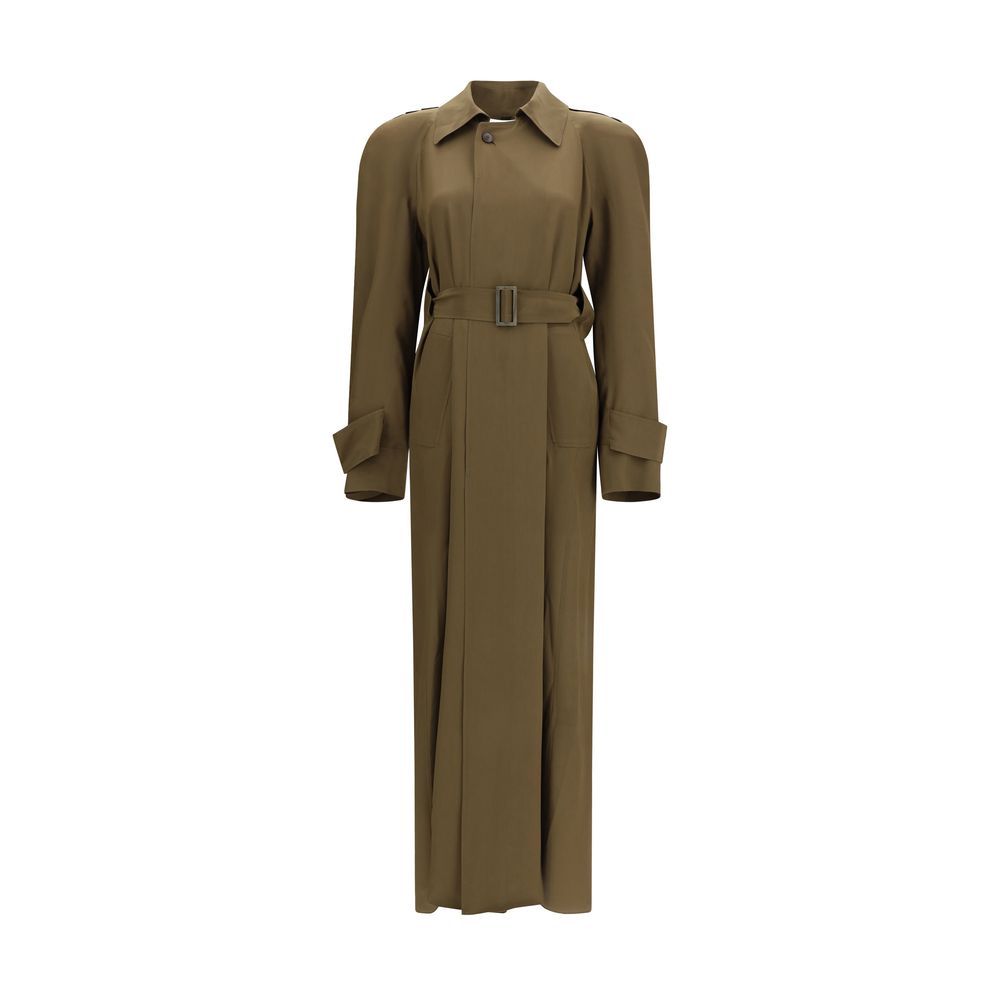 Silk Trench Coat