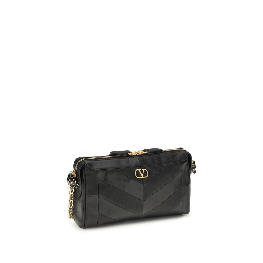 Panthea Small Chevron Shoulder Bag