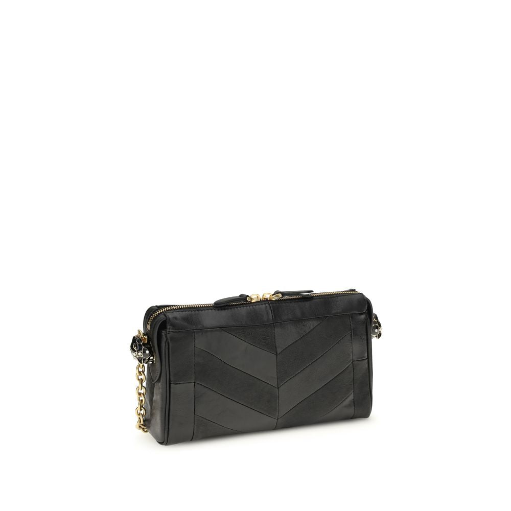 Panthea Small Chevron Shoulder Bag