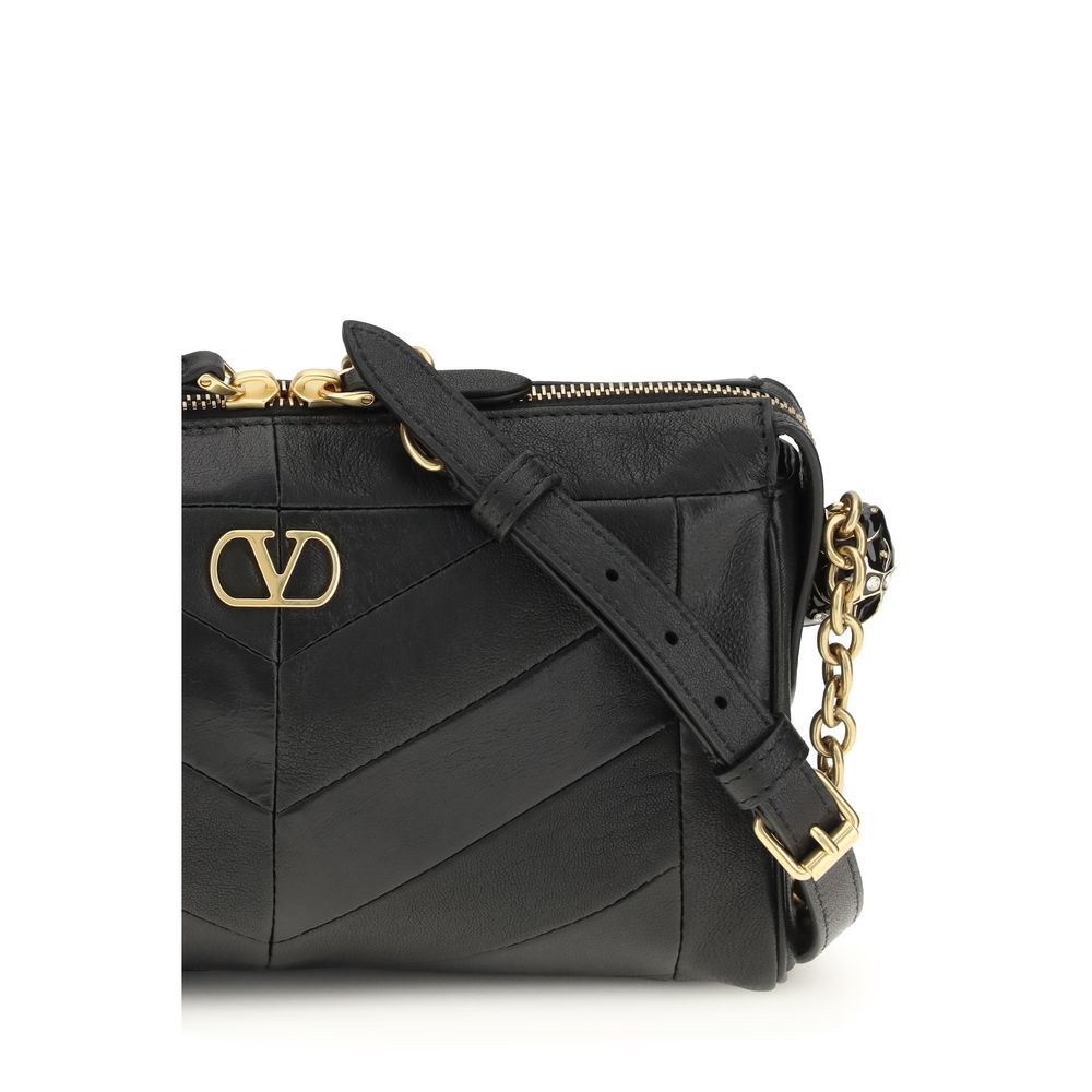 Panthea Small Chevron Shoulder Bag