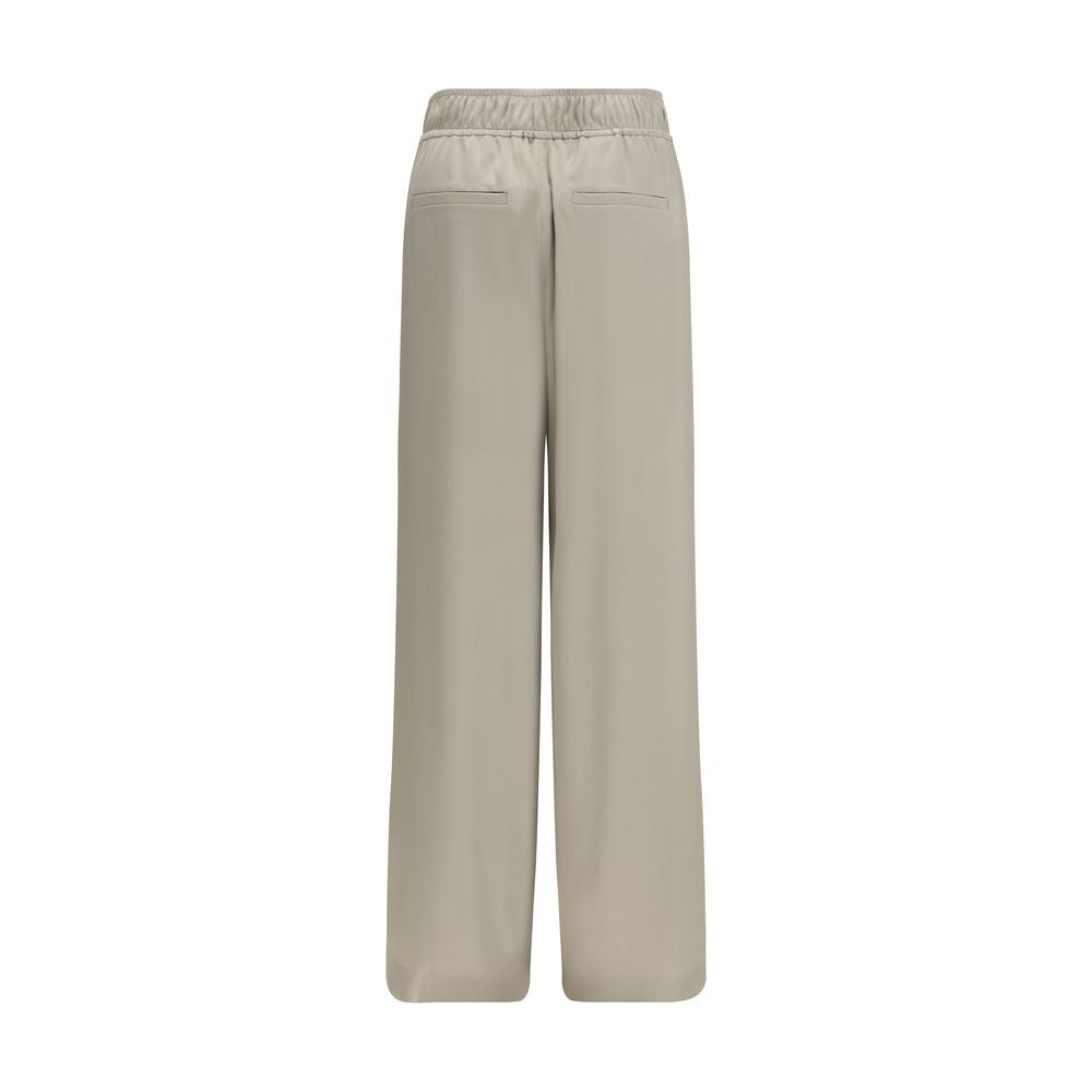 Elastic-waistband Palazzo Pants