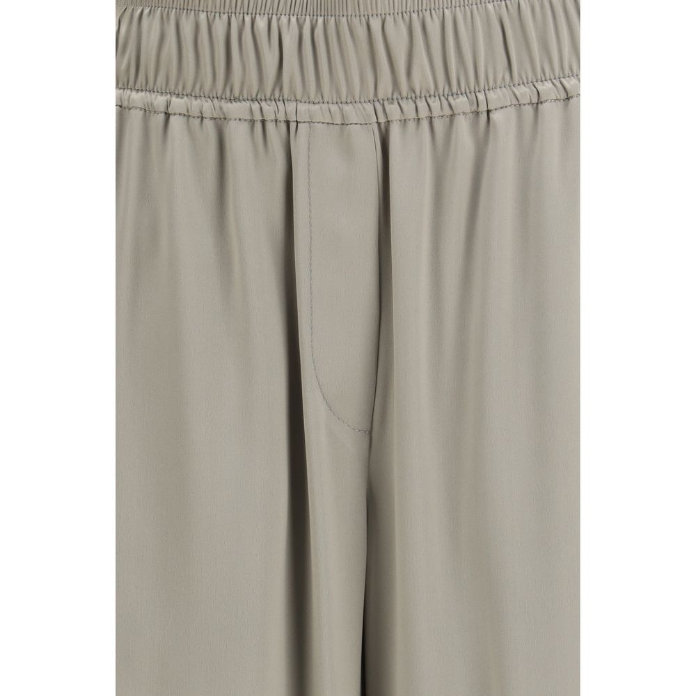 Elastic-waistband Palazzo Pants