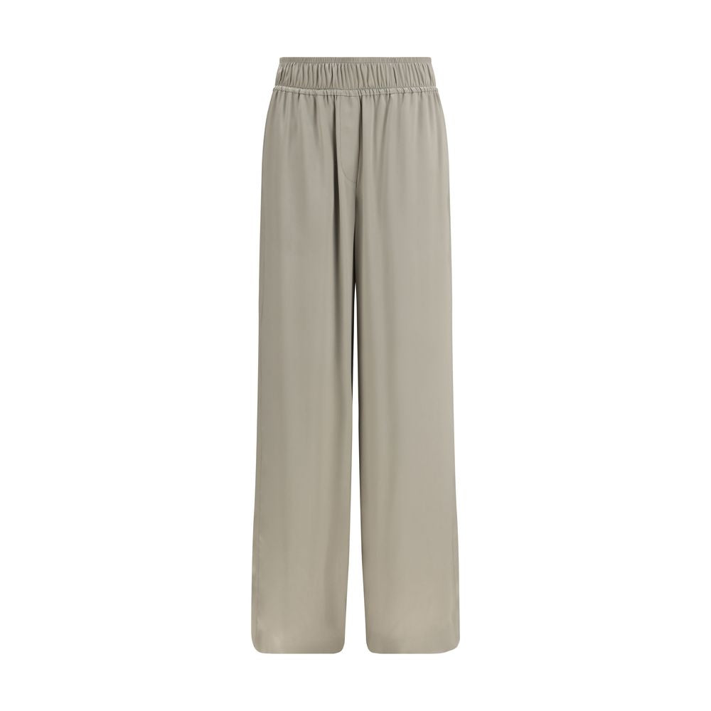 Elastic-waistband Palazzo Pants