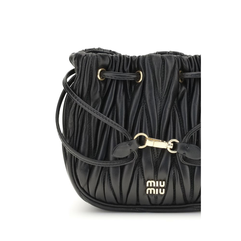 Matelassé Nappa Leather Pouch