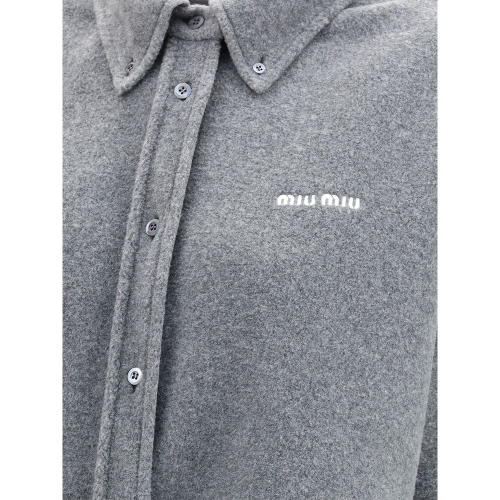 Gray Fleece Shirt