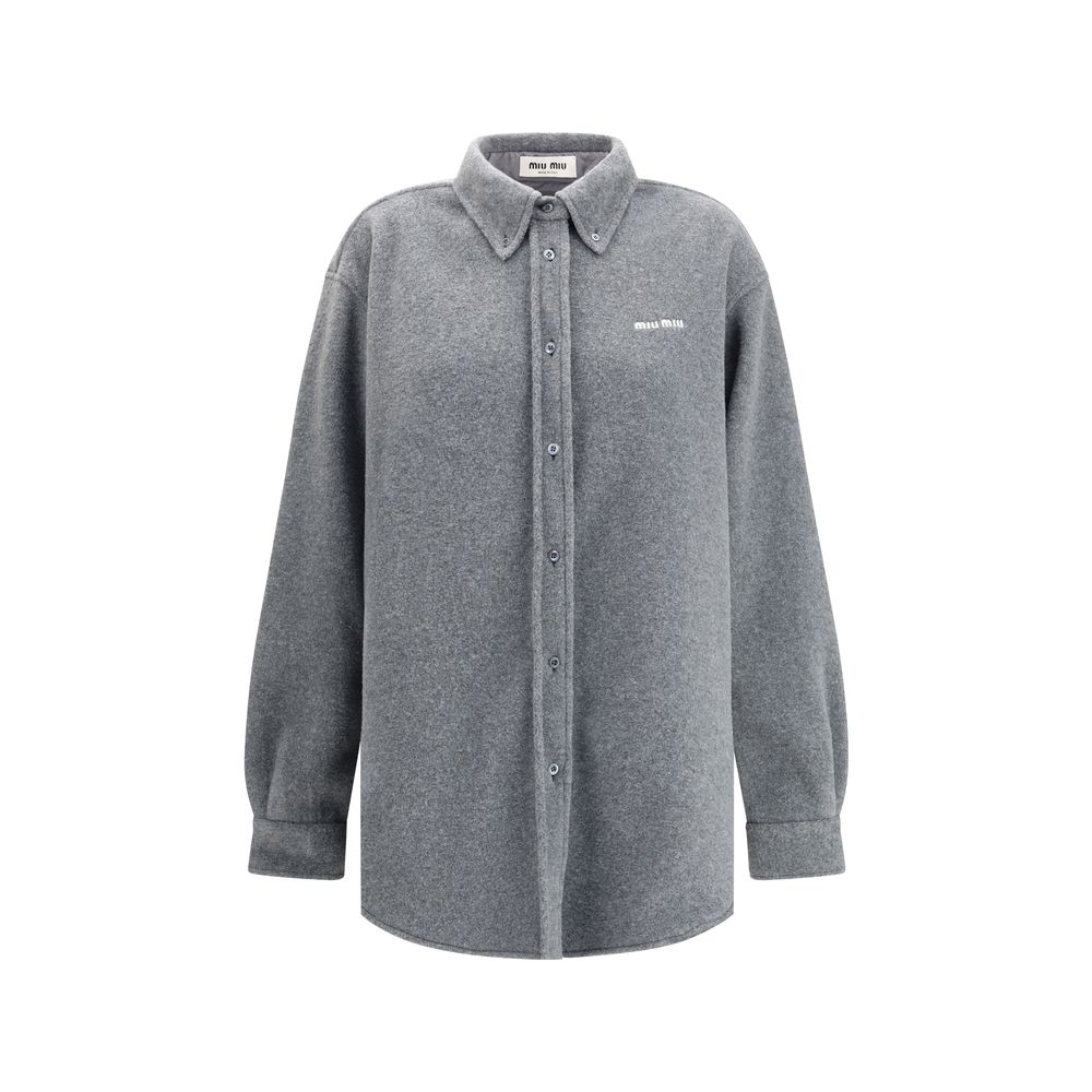 Gray Fleece Shirt