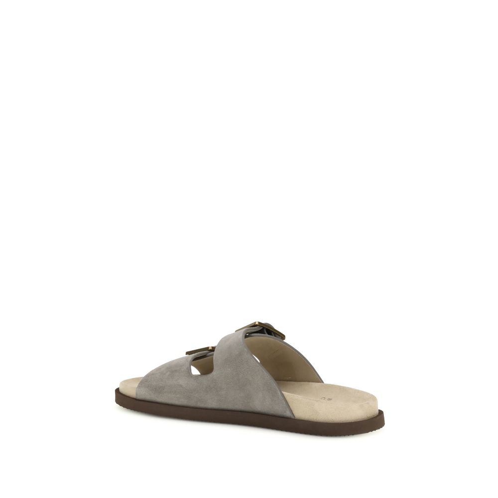 Suede Sandals