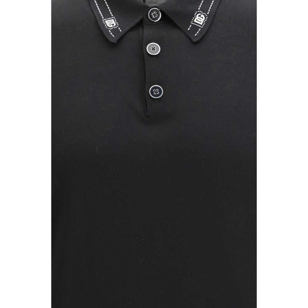 Silk Polo Shirt with Polo Collar and Short Sleeves