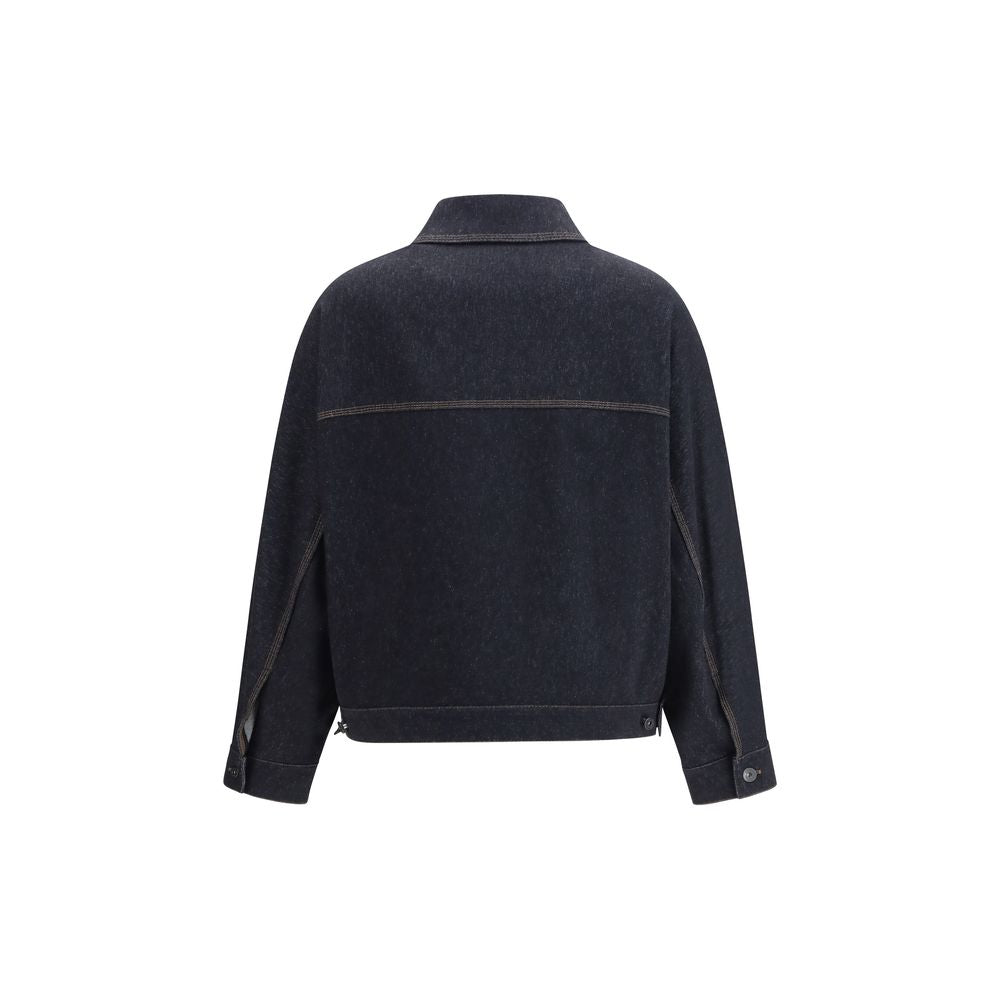 Denim print jersey Jacket