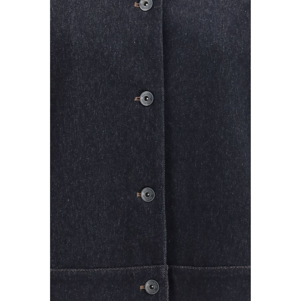 Denim print jersey Jacket