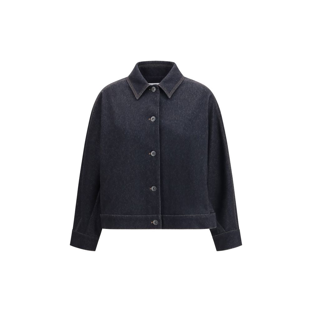 Denim print jersey Jacket