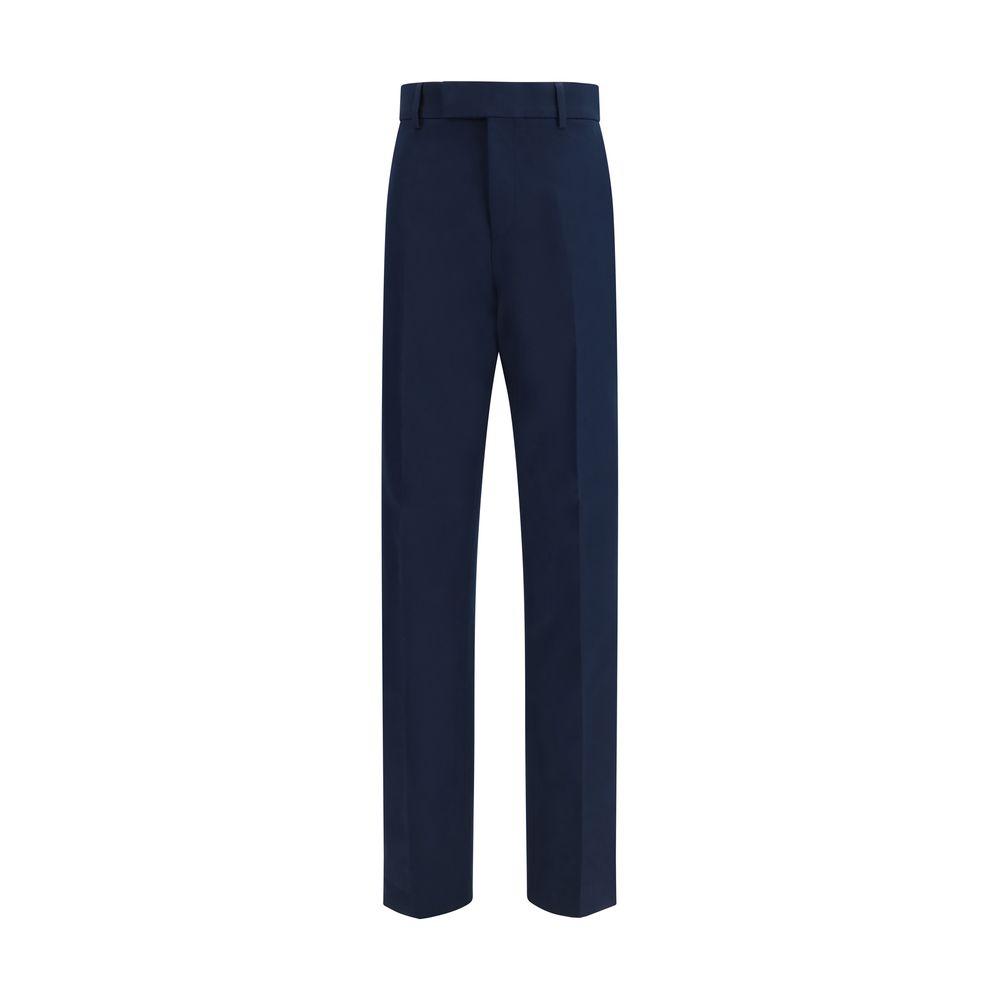 Cotton and cashmere chinos Pants