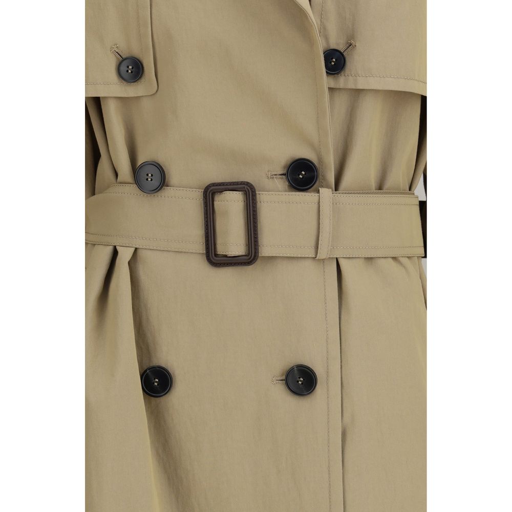 Oversized double-breasted Trench