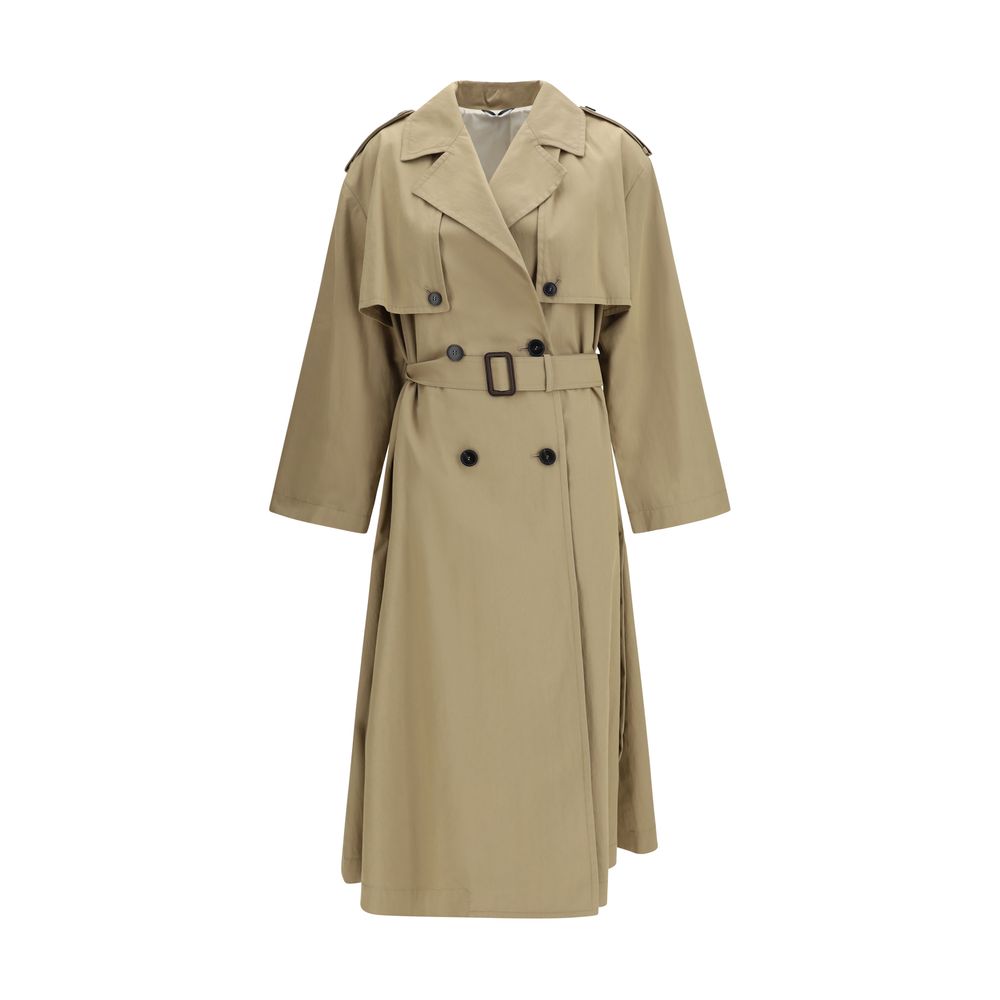 Oversized double-breasted Trench