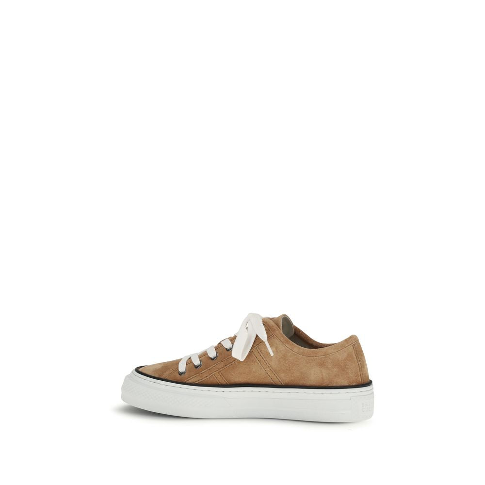 Shiny Tab suede Sneakers