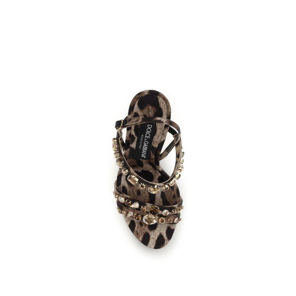 Keira leopard-print Sandals
