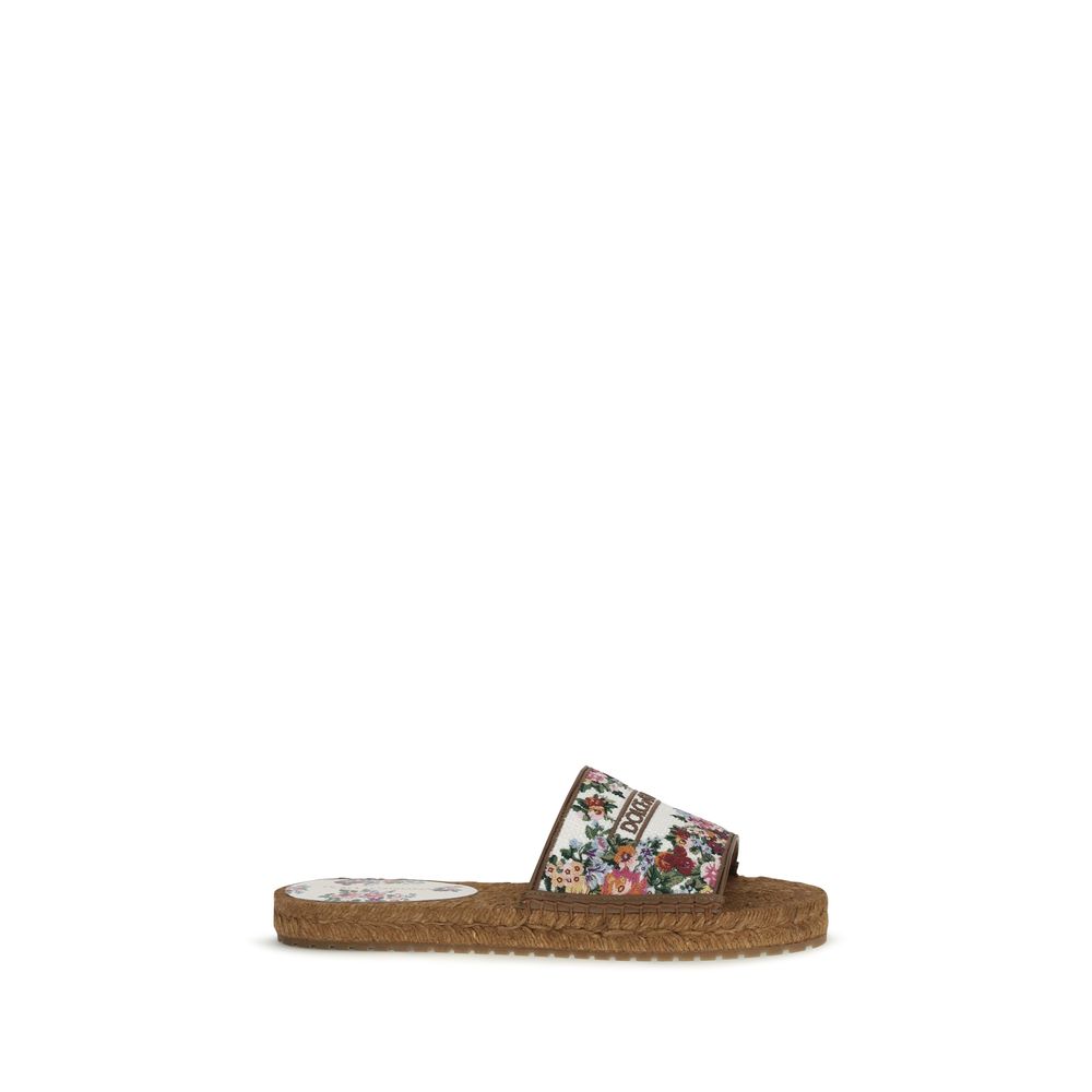 Embroidered espadrille Sandals