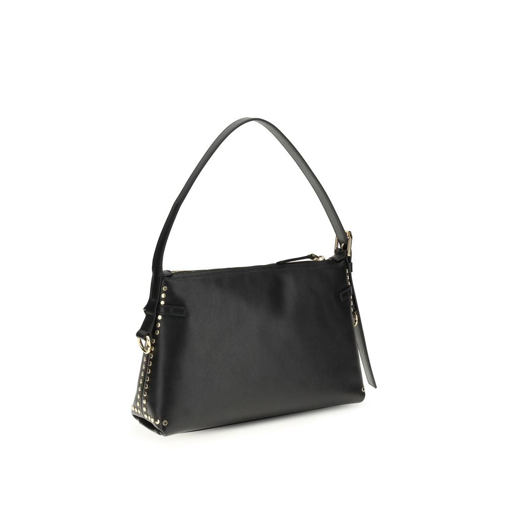 Schwarze Voyou Schultertasche