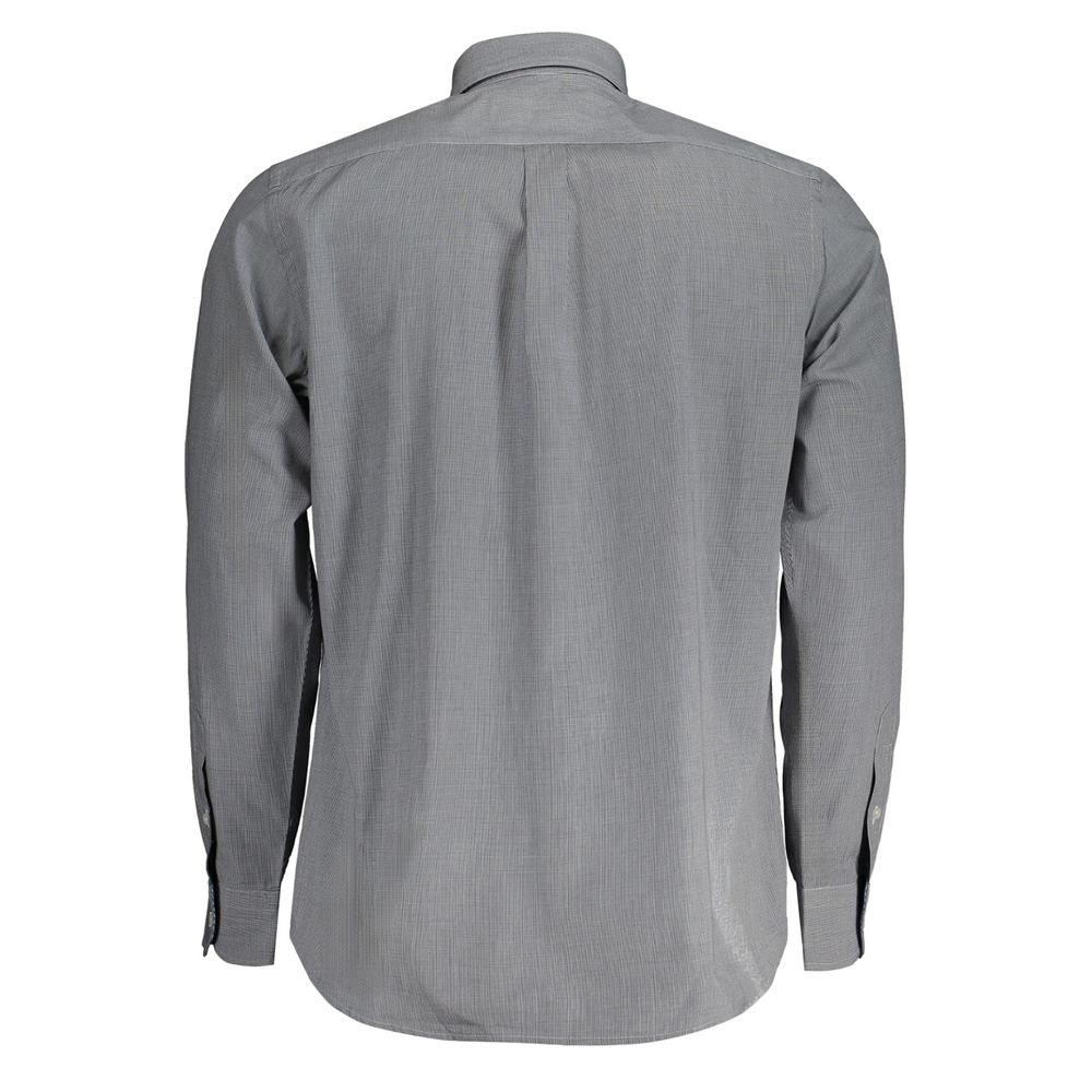 灰色有机棉男士衬衫