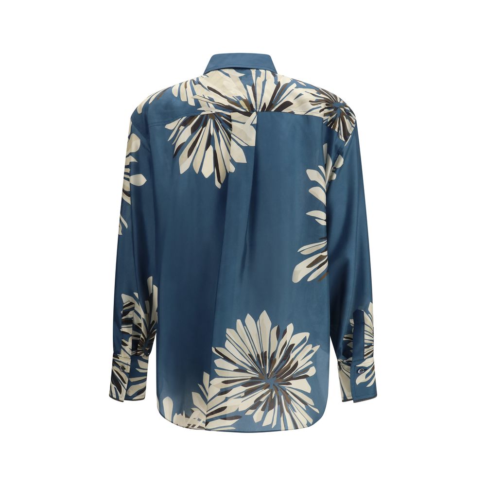 Floral silk Shirt