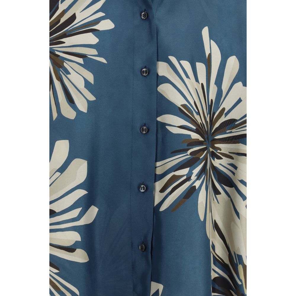 Floral silk Shirt