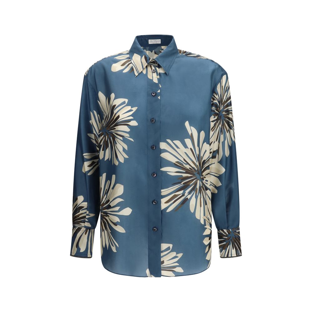 Floral silk Shirt