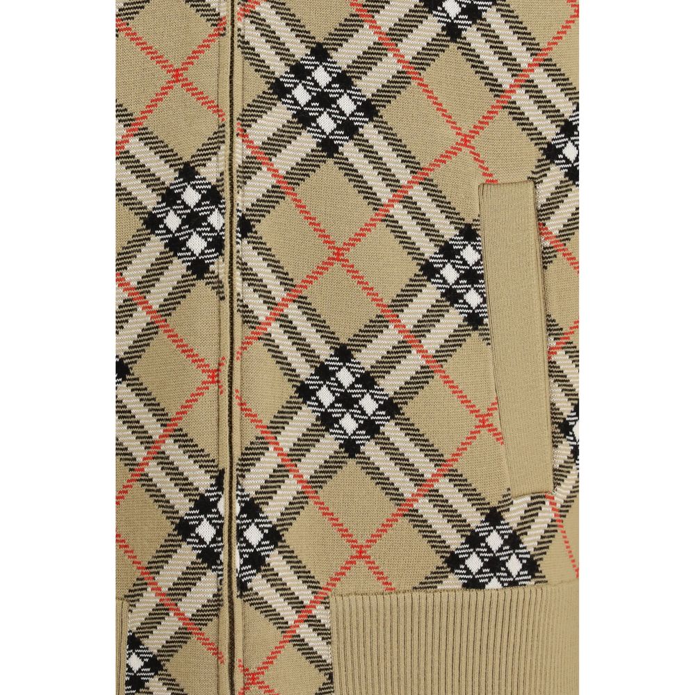 Vintage Check zip Cardigan