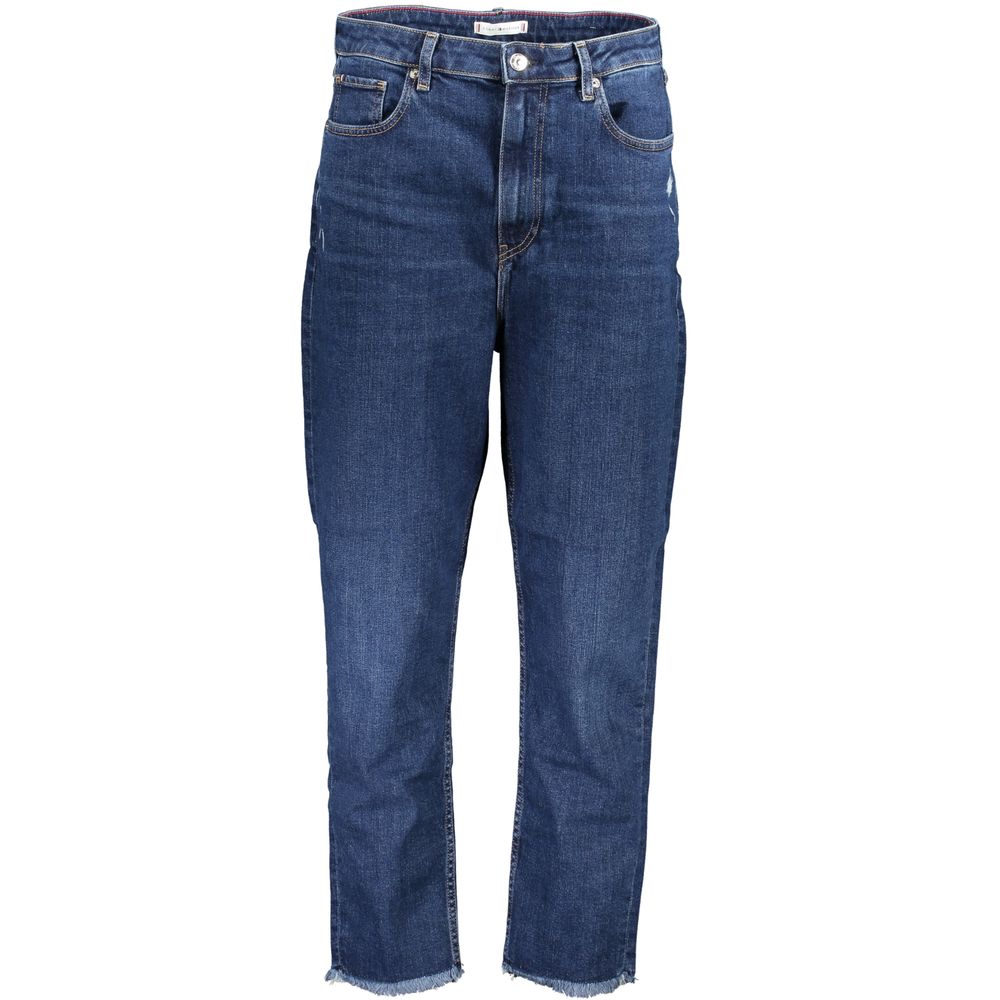 Blue Cotton Women's Jeans