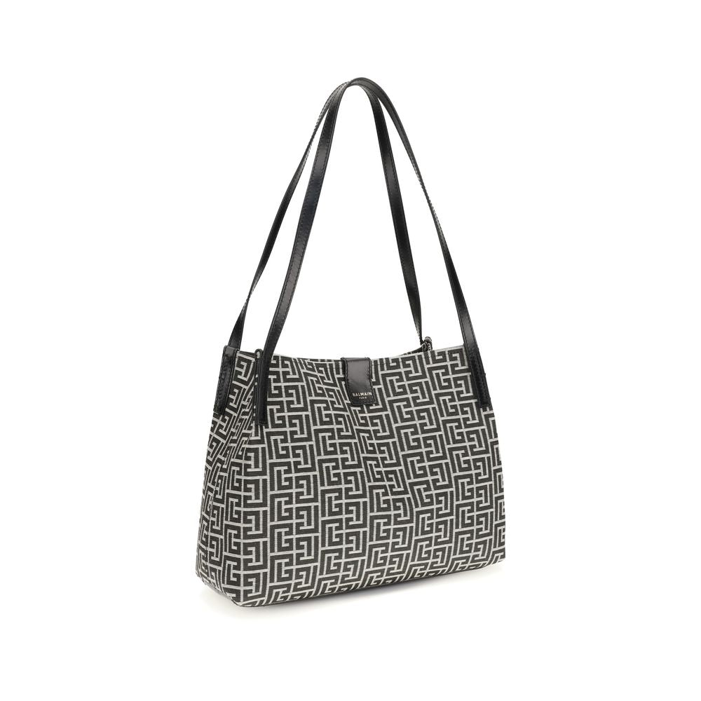 Release Jacquard and leather Bucket Bag