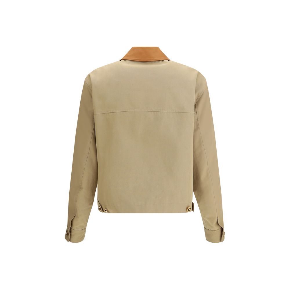 Beige Baumwolljacke