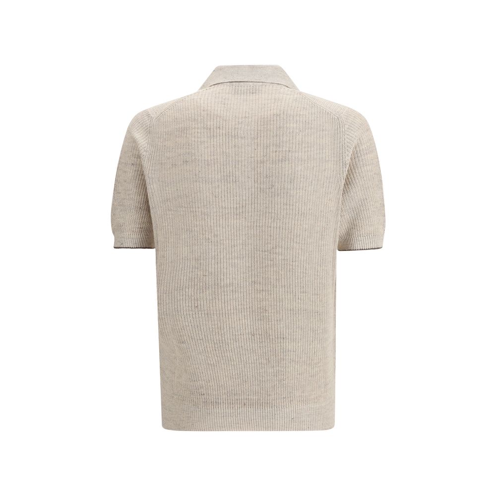 Cotton Polo Sweater