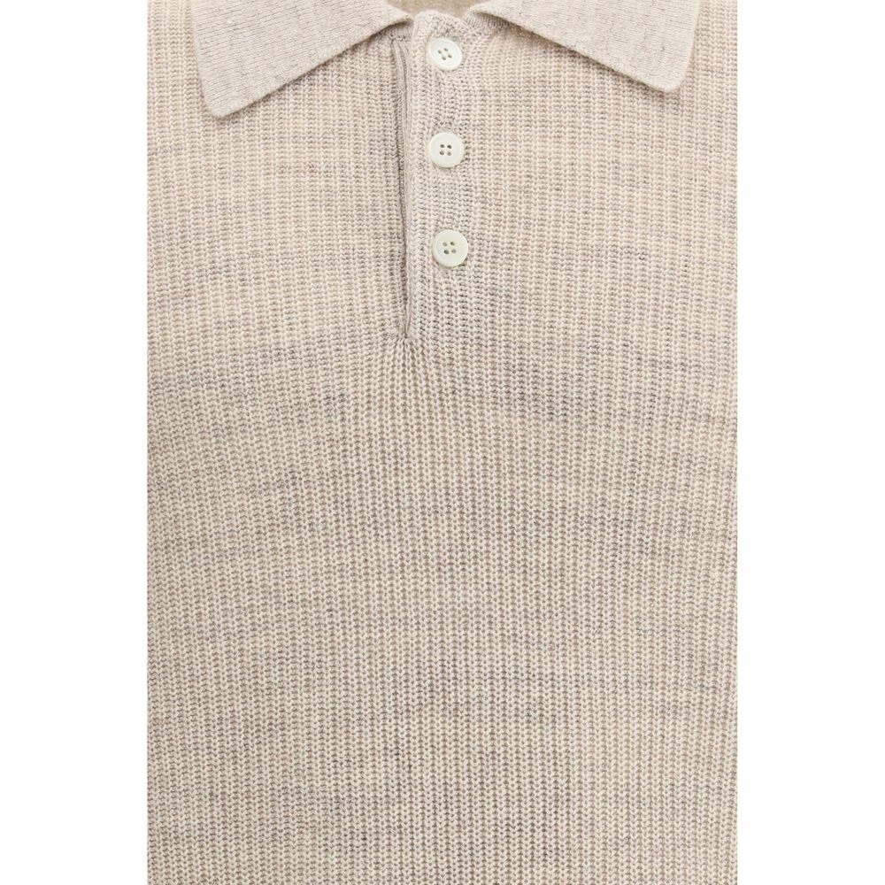 Cotton Polo Sweater