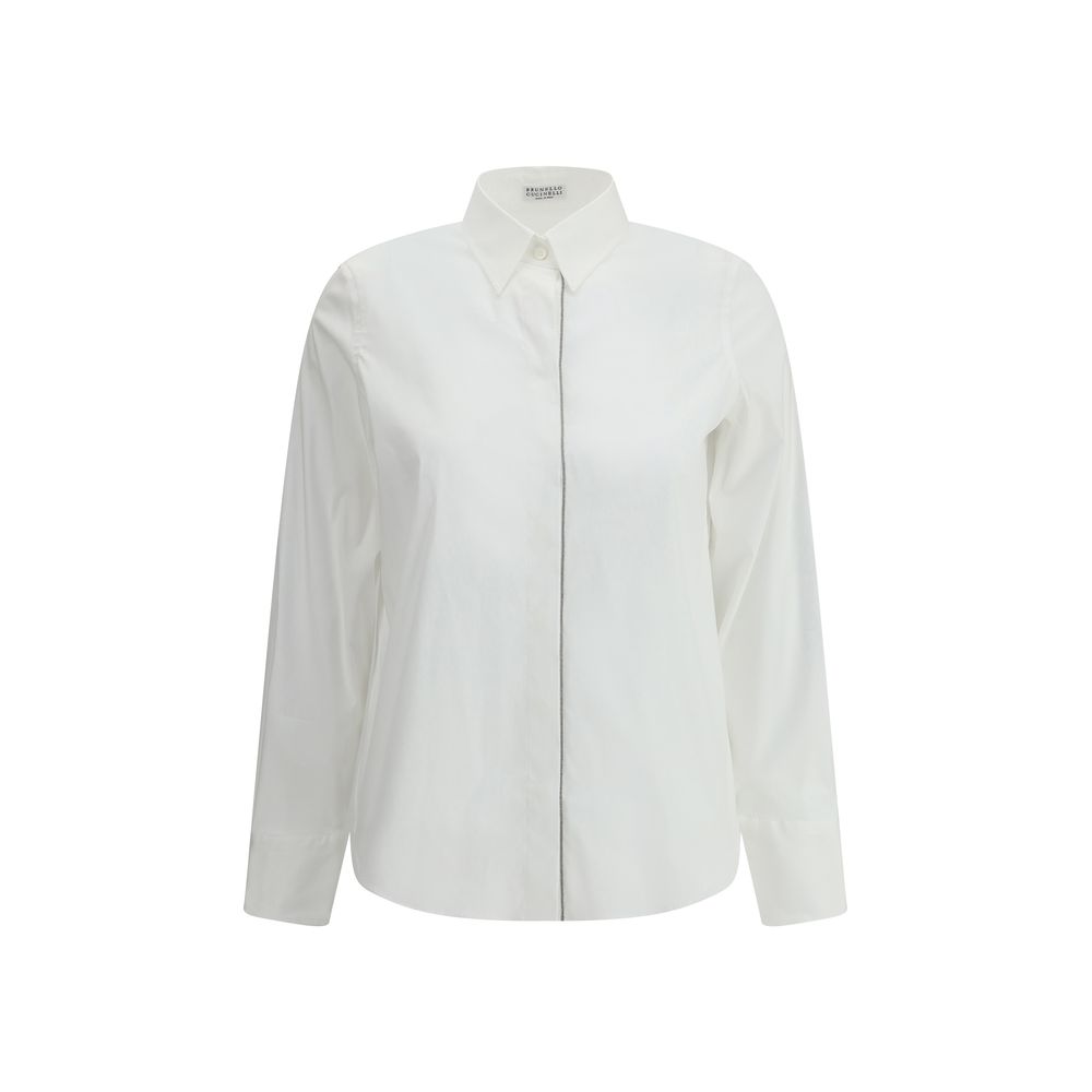 Shirt with embellishments