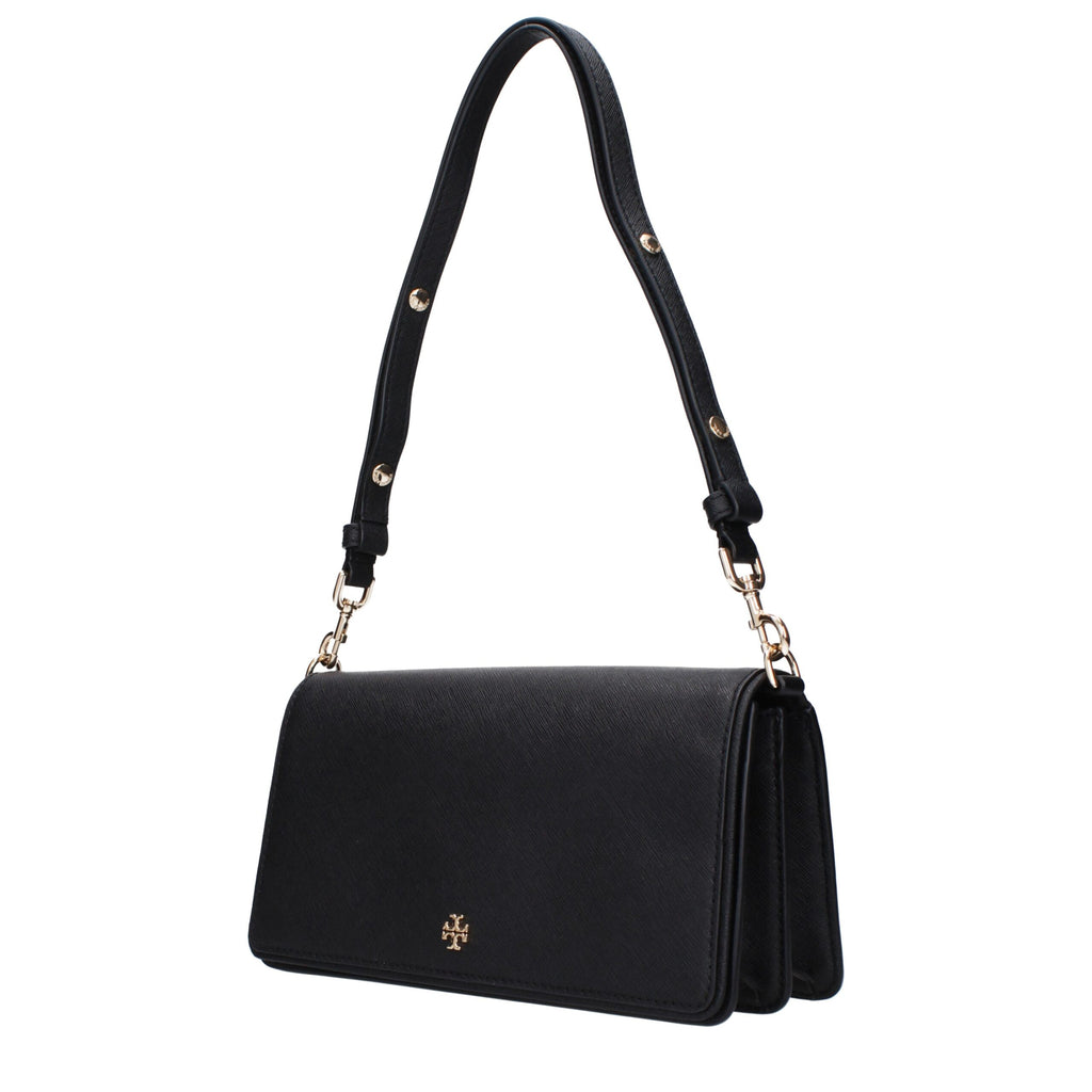 Black Leather Shoulder Bag