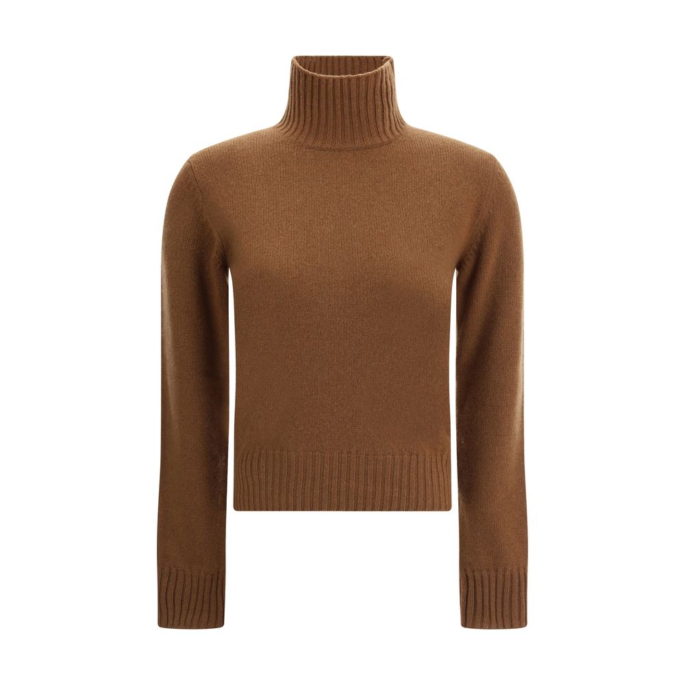 Brauner Kaschmirpullover