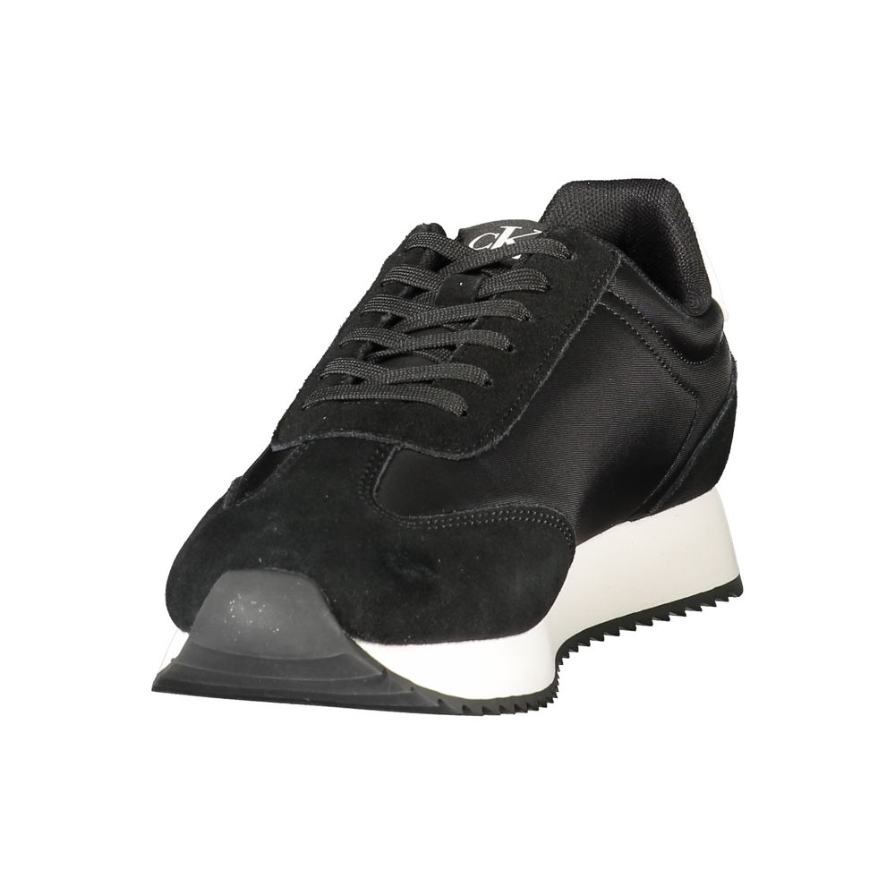 Nero Poliuretano Herren-Sneaker