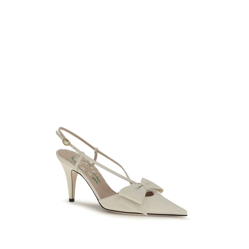 Bowow slingback leather Pump